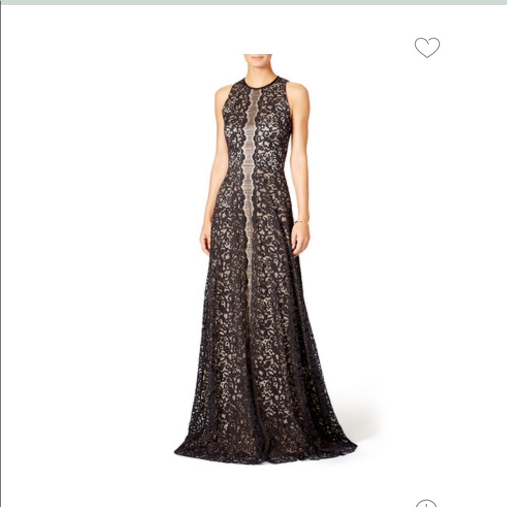 ERIN by Erin Fetherston black lace gown NWT